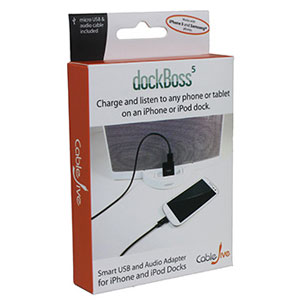 CableJive dockBoss5 Apple Dock Universal Charging / Music Converter