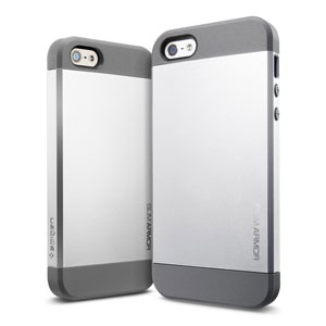 Spigen Slim Armor Case for iPhone 5S / 5 - Satin Silver