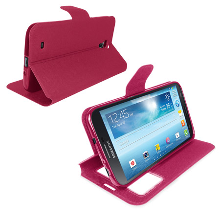 Sonivo Sneak Peek Flip Case for Samsung Galaxy Mega 6.3 - Pink