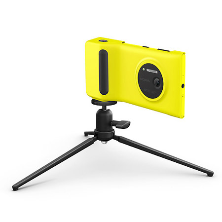  Funda Nokia Lumia 1020 estilo cámara con batería extendida Nokia PD-95G - amarilla
