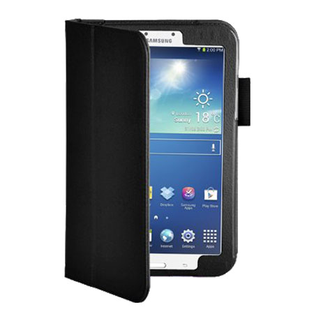 Adarga Folio Stand Samsung Galaxy Tab 3 8.0 Case - Black