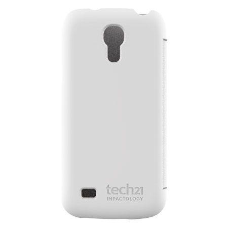 Coque Galaxy S4 Mini Tech21 Impact Snap avec rabat intégré - Blanche