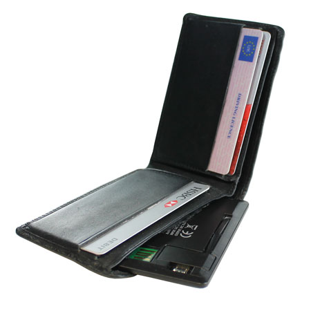 PowerCard Slim Micro USB Notfall Ladegerät mit 400mAh