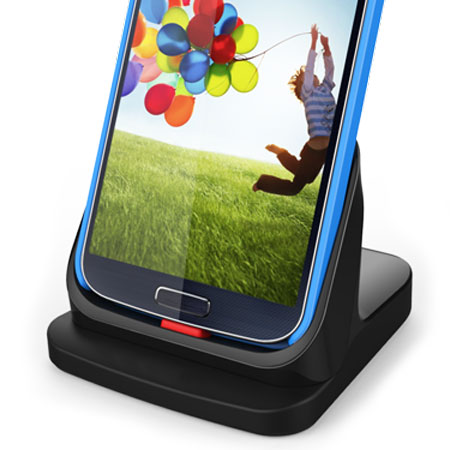 Samsung Galaxy S4 Ultra-Thin Case Compatible HDMI Charging Dock