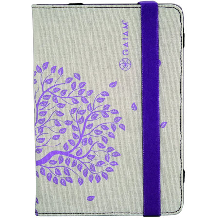 Gaiam Tree of Life iPad 4 / 3 / 2 Stand Case - Natural / Purple