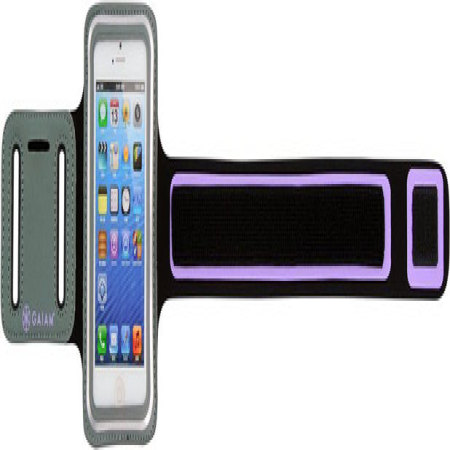 Brazalete Deportivo Gaiam para el iPhone 5S / 5 - Púrpura