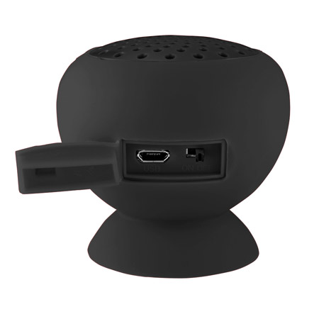 Gum Rock Bluetooth Portable Suction Speaker Stand - Black