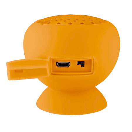 GumRock Bluetooth Lautsprecher mit Saugnapfhalterung in Orange