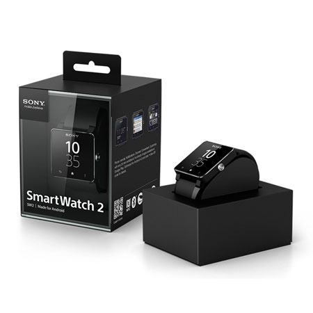 Sony SmartWatch 2 Android Watch - Black Metal