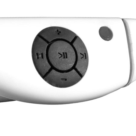 KitSound Triathlon Wasserfester MP3 Player mit eingebautem Kopfhörer