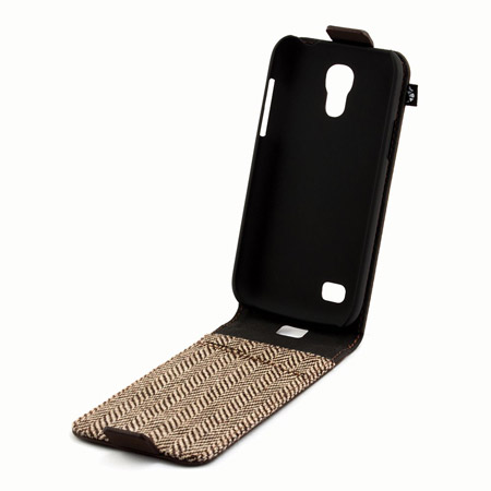 Proporta Leather Style Flip Case for Samsung Galaxy S4 Mini - Brown