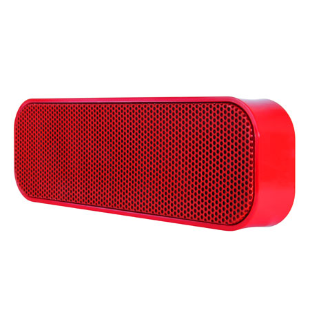 STK Portable Bluetooth Stereo Speaker - Red