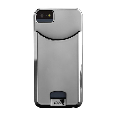  Case-Mate Barely There ID voor iPhone 5/5S - Chrome
