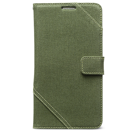 Housse Samsung Galaxy Note 3 Zenus Masstige Cambridge Diary - Kaki