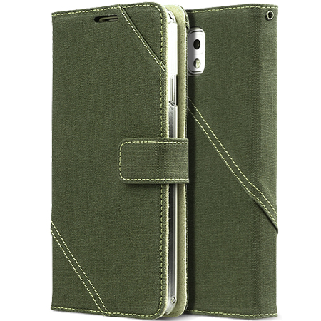 Zenus Masstige Cambridge Diary Case for Samsung Galaxy Note 3 - Khaki