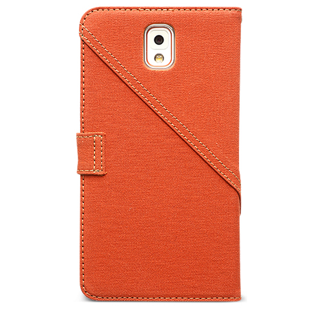 Zenus Masstige Cambridge Diary Case for Samsung Galaxy Note 3 - Orange