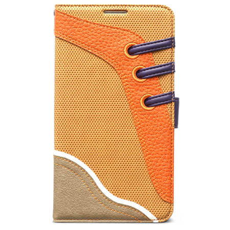 Zenus Masstige Sneakers Diary Case for Samsung Galaxy Note 3 - Camel