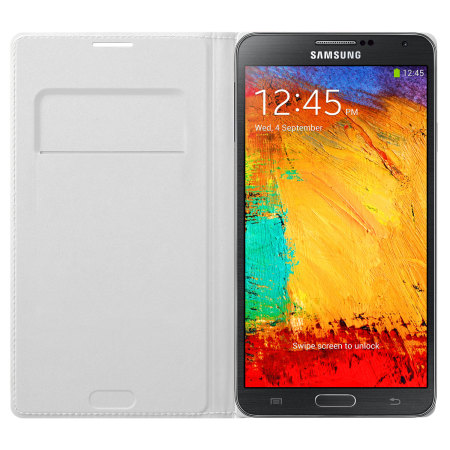 Flip Cover Officielle Samsung Galaxy Note 3 - Blanche