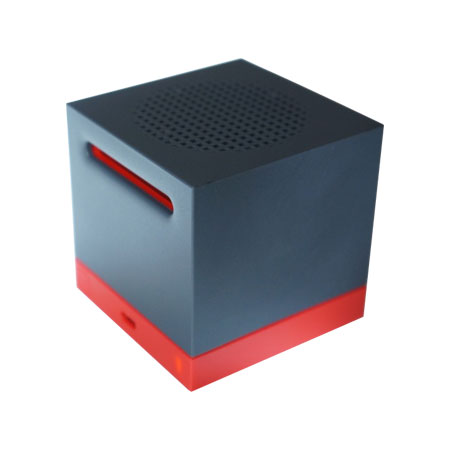 HTC BoomBass Wireless Bluetooth Speaker and Stand - Red/Grey