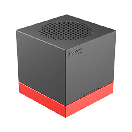 HTC BoomBass Wireless Bluetooth Speaker and Stand - Red/Grey