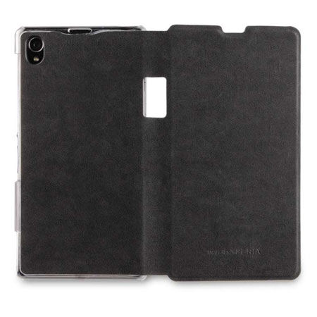 Housse Sony Xperia Z1 Roxfit Book Flip - Noire Nero