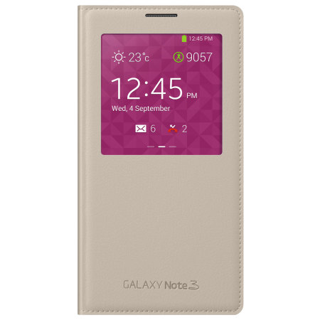 S View Premium Cover Officielle Galaxy Note 3 – Flocons