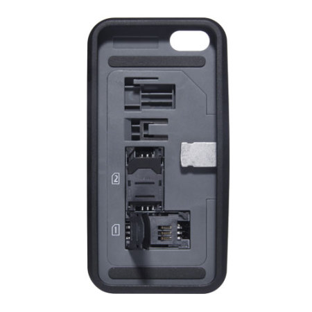 thumbsUp! Dual SIM Case for iPhone 5S / 5 - Black