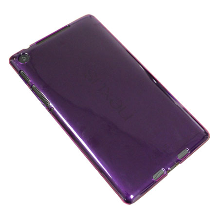 ToughGuard Translucent Shell Case for Google Nexus 7 2013 - Purple