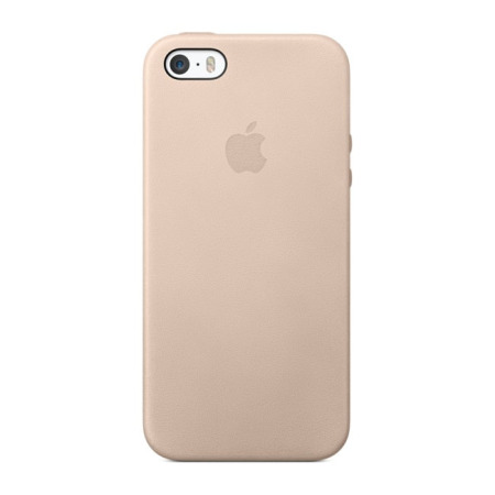 Official Apple iPhone 5S / 5 Leather Case - Beige