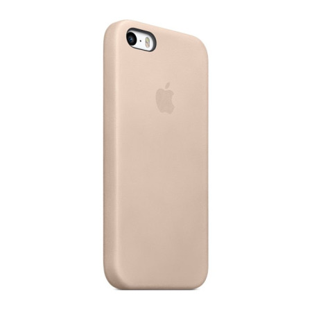 Official Apple iPhone 5S / 5 Leather Case - Beige