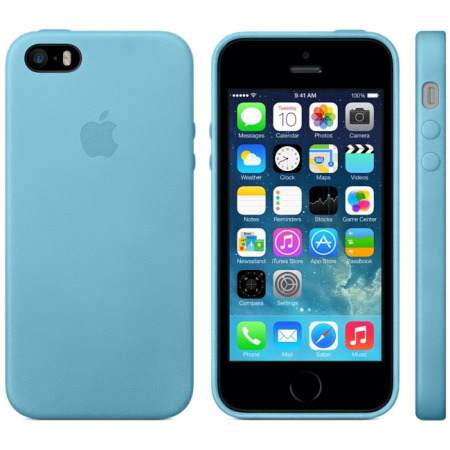 Sluimeren astronaut neef Official Apple iPhone 5S / 5 Leather Case - Blue