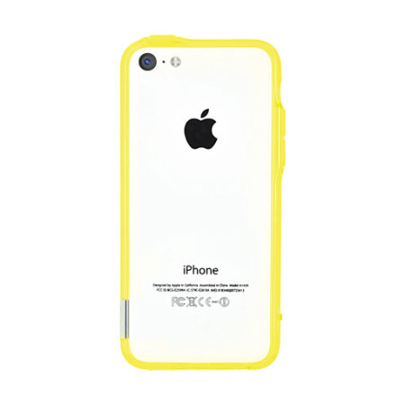 Pinlo Bladedge Bumper Case for iPhone 5C - Yellow Transparent