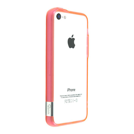 Pinlo Bladedge Bumper Case for iPhone 5C - Pink Transparent