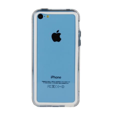 GENx Bumper Case for Apple iPhone 5C - White