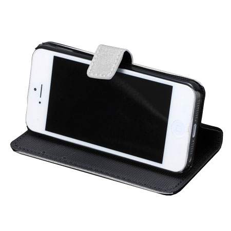 Housse iPhone 5C Wallet and Stand – Blanche