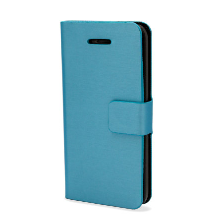 Housse iPhone 5C Metalix Book – Bleue Claire
