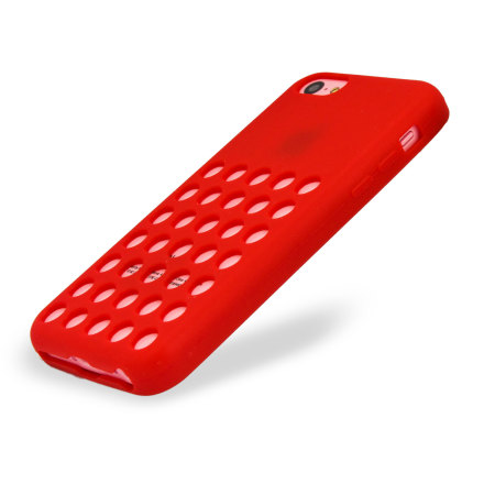 Luchtpost Prime verraad Circle Case for Apple iPhone 5C - Red