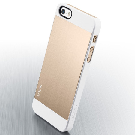 Funda Spigen Saturn para el iPhone 5S / 5 - Oro Champán