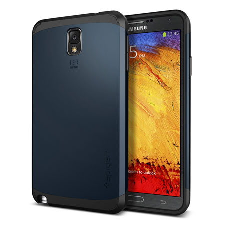 Spigen SGP Slim Armor Case voor Samsung Galaxy Note 3 - Lei