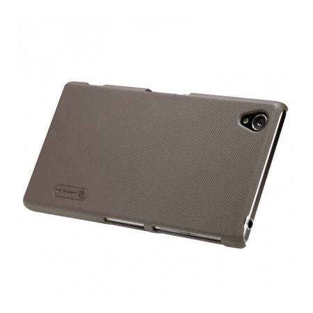 Nillkin Super Frosted Case for Xperia Z1 + Screen Protector - Grey