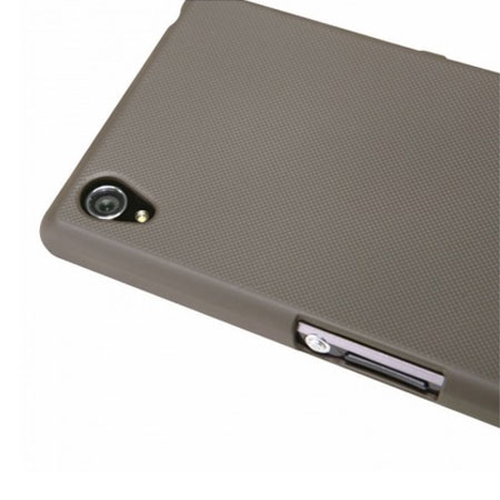 Nillkin Super Frosted Case for Xperia Z1 + Screen Protector - Grey