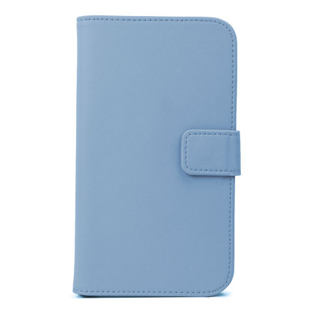Leather Style Wallet Case voor Samsung Galaxy Note 3 - Blauw