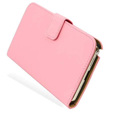 Leather Style Wallet Case voor Samsung Galaxy Note 3 - Roze