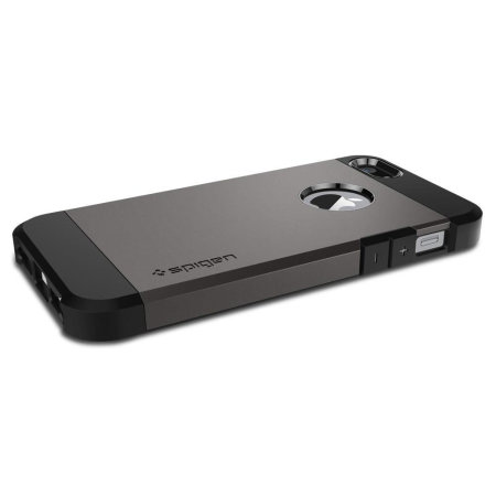 Spigen SGP Tough Armor Case voor iPhone 5S / 5 - Metaal  Slate