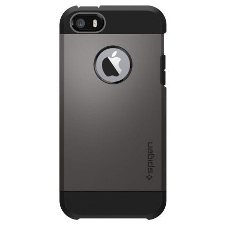 Coque iPhone SE / 5S / 5 Spigen SGP Tough Armor – Ardoise métallique