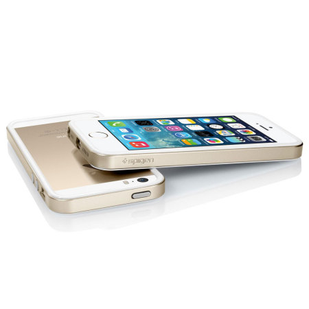 Funda iPhone 5S / 5  Neo Hybrid EX de Spigen - Dorado champán