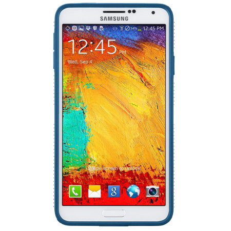 Speck CandyShell Grip for Samsung Galaxy Note 3 - White/Deep Sea Blue
