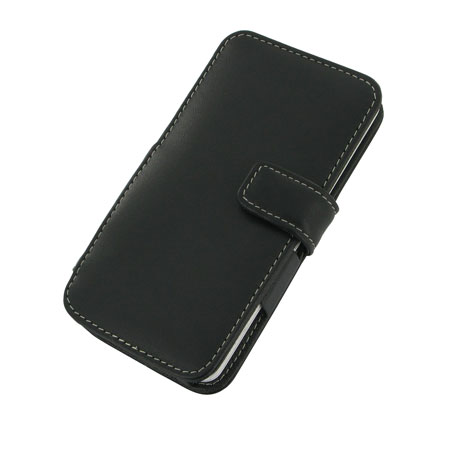 PDair Leather Book Type Case for LG G2 - Black