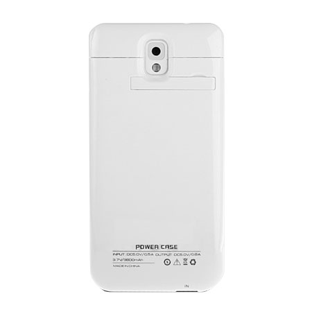 Power Jacket Case 3800 mAh for Samsung Galaxy Note 3 - White