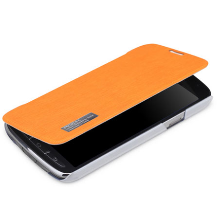 ROCK Elegant Side Flip Case for Samsung Galaxy S4 Active - Orange